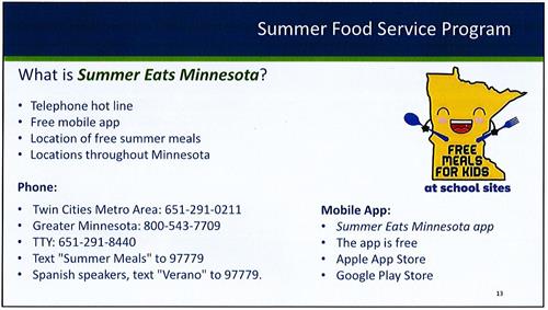 Summer Food Service Program 